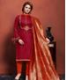 Picture of Statuesque Maroon Cotton Salwar Kameez