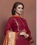 Picture of Statuesque Maroon Cotton Salwar Kameez