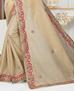 Picture of Graceful Cream Silk Saree