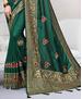 Picture of Amazing Pine Green Designer Saree