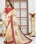 Picture of Pleasing Cream Designer Saree