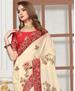 Picture of Pleasing Cream Designer Saree