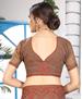 Picture of Superb Brown Georgette Saree