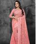 Picture of Splendid Pink Net Saree