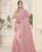 Picture of Excellent Pink Net Saree
