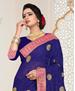 Picture of Nice Royal Blue Casual Saree