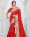 Picture of Delightful Red Silk Saree