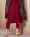 Picture of Gorgeous Maroon Straight Cut Salwar Kameez