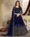 Picture of Graceful Navy Blue Anarkali Salwar Kameez