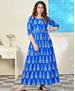 Picture of Fine Blue Readymade Gown