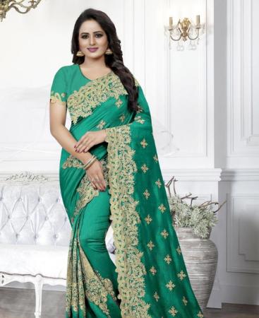 Picture of Sublime Green Casual Saree