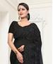 Picture of Charming Black Net Saree