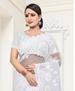 Picture of Beauteous White Net Saree