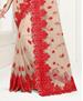 Picture of Beauteous Beige Net Saree