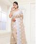 Picture of Enticing Beige Net Saree