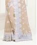 Picture of Enticing Beige Net Saree