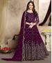 Picture of Pretty Wine Anarkali Salwar Kameez