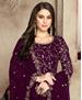 Picture of Pretty Wine Anarkali Salwar Kameez