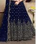 Picture of Graceful Navy Blue Anarkali Salwar Kameez