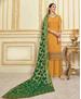 Picture of Beautiful Musterd Straight Cut Salwar Kameez