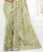 Picture of Marvelous Mint Green Net Saree