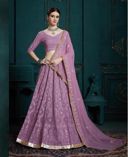 Picture of Grand Lavendor Lehenga Choli