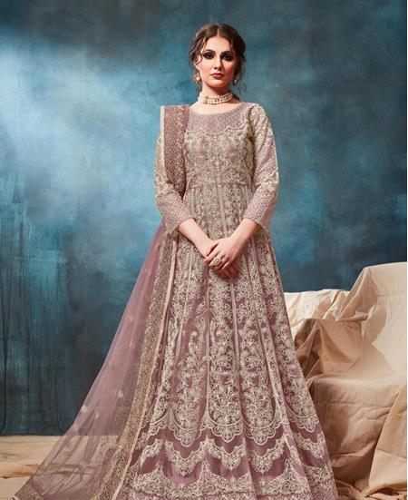 Picture of Superb Mauve Anarkali Salwar Kameez