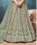 Picture of Resplendent Pastel Green Anarkali Salwar Kameez