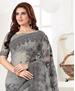 Picture of Nice Grey Net Saree