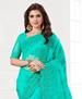 Picture of Resplendent Sea Green Net Saree