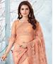 Picture of Classy Peach Net Saree