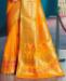 Picture of Excellent Musturd Yellow Silk Saree