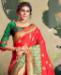 Picture of Exquisite Red Silk Saree