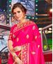 Picture of Alluring Rani Pink Silk Saree