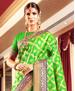 Picture of Taking Parrot Green Silk Saree