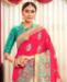 Picture of Alluring Dark Pink Silk Saree