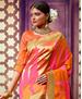 Picture of Radiant Rani Pink & Orange Silk Saree