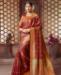 Picture of Sightly Maroon Silk Saree