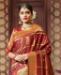 Picture of Sightly Maroon Silk Saree