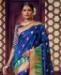 Picture of Shapely Royal Blue Silk Saree