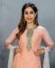 Picture of Well Formed Peach Straight Cut Salwar Kameez