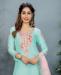 Picture of Amazing Mint Straight Cut Salwar Kameez