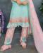 Picture of Amazing Mint Straight Cut Salwar Kameez