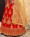 Picture of Delightful Red Lehenga Choli