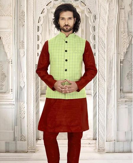 Picture of Radiant Maroon Kurtas