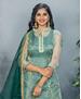 Picture of Fascinating C Green Straight Cut Salwar Kameez