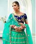 Picture of Well Formed Sea Green Lehenga Choli