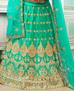 Picture of Well Formed Sea Green Lehenga Choli