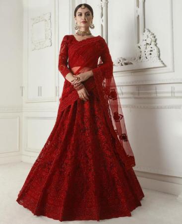 Picture of Classy Red Lehenga Choli