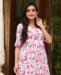 Picture of Magnificent White And Pink Kurtis & Tunic